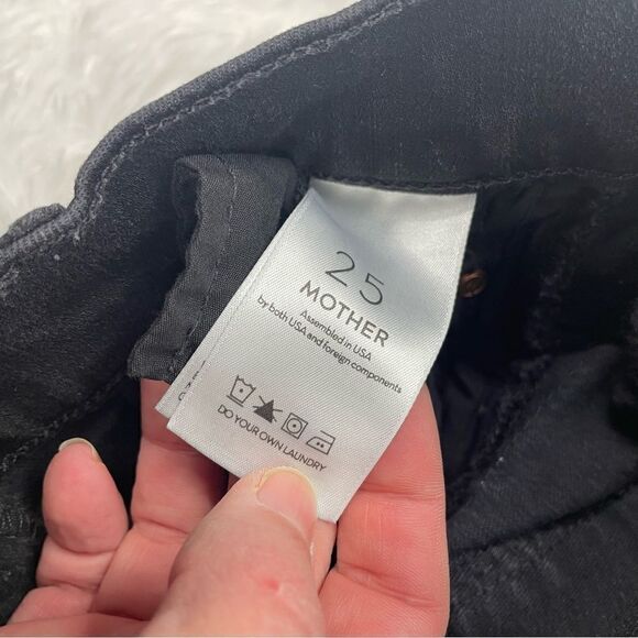 Mother The Insider Crop Step Fray Guilty Racer Stripe Jeans - Picture 13 of 14